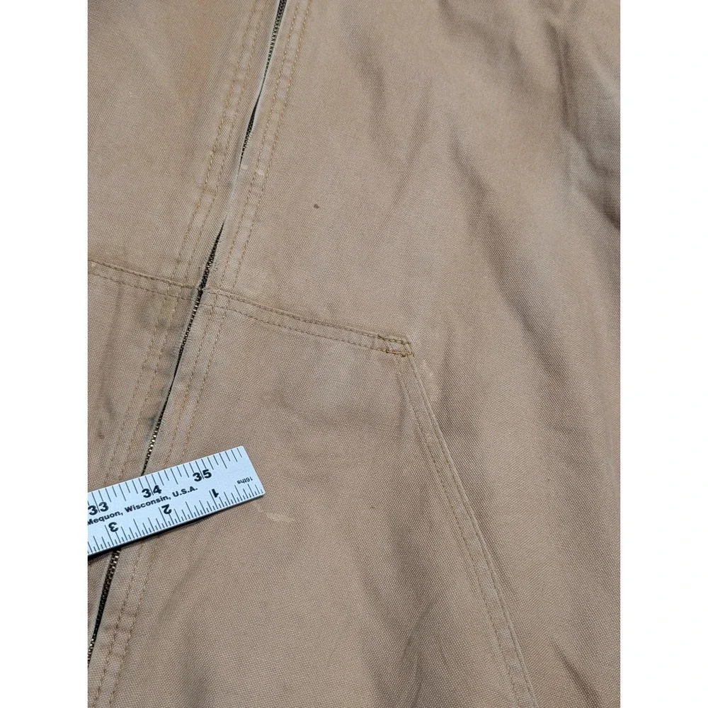 Sandy River Workwear Hooded‎ Canvas Duck Chore Jacket Tan 2XLT